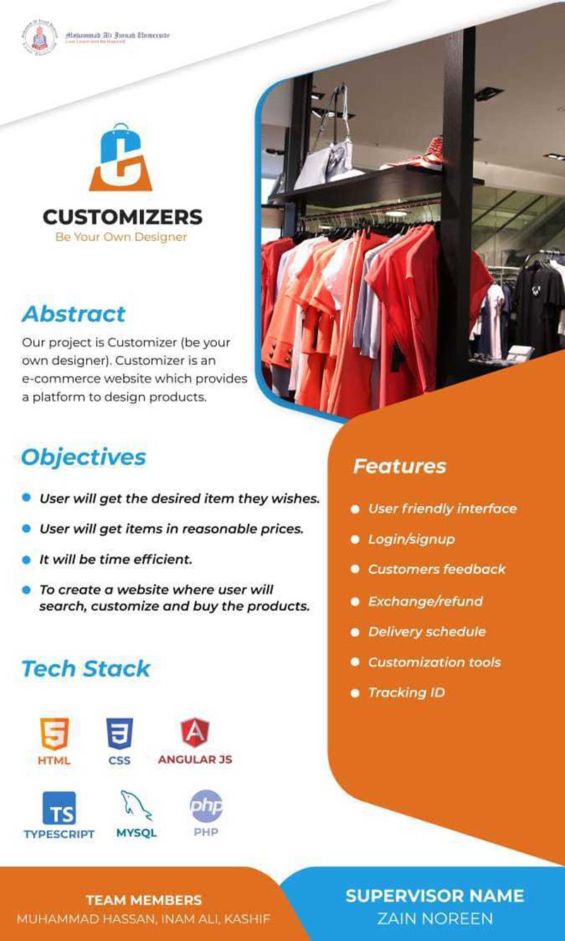 Customizers (Be Your Own Designer)